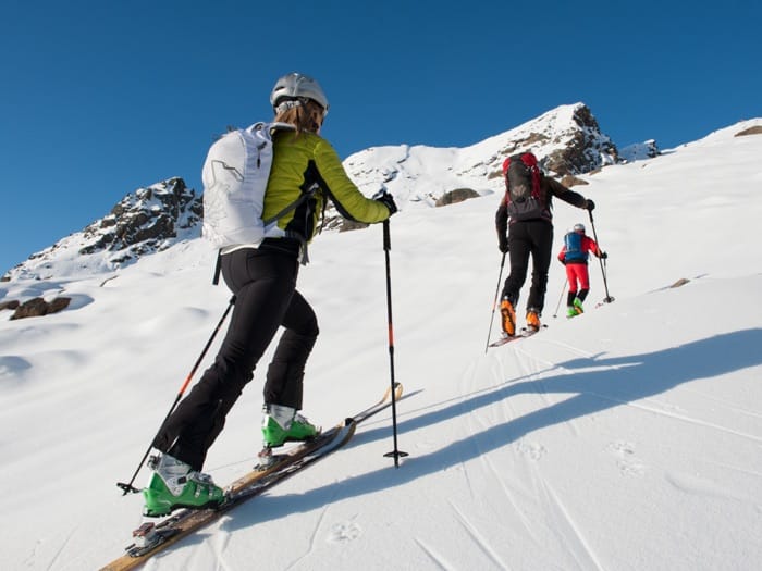 Ski mountaineering in Cavalese